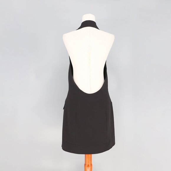 NWT BARDOT Freya Vest Mini Dress in Black Size US 8 - Picture 6 of 10